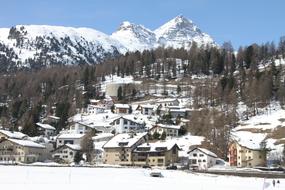 village in Silvaplana, Switzerland