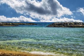 panorama of the bay on Costa Rica