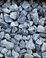 many gray stones close up