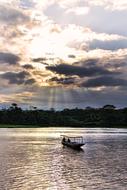 amazing Sunset River