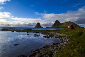 landscape of Spjoten Vesteralen Norway