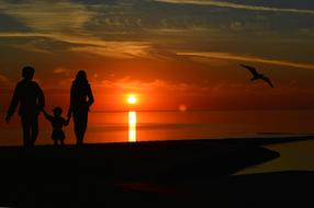 Sunset North Sea