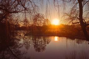magnificent Lake sun