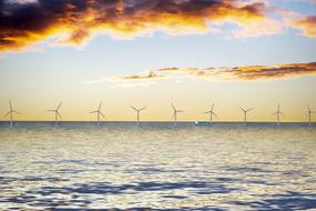 landscape of Park Wind Farm