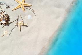 colorful beach close up