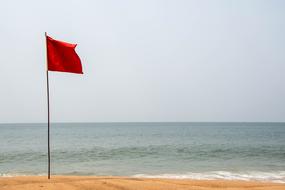 Beach red flag