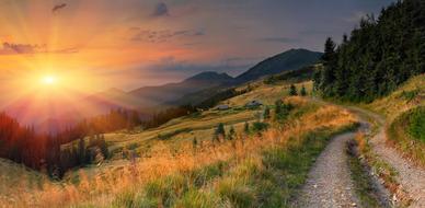 incredible Sunset Nature