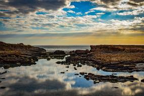 wonderful Rocky Coast Beach