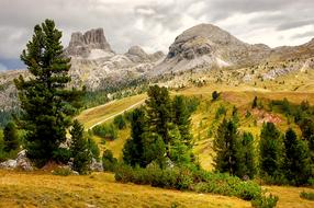 Monte Averau panorama in Italy