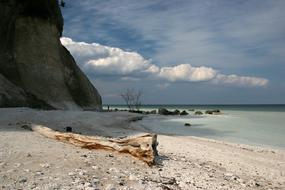Mons Clint is a 6 km stretch of chalk cliffs in the Baltic Sea