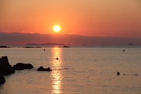 amazing Sunset Corsica