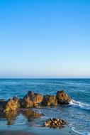 landscape of Sea Water Beach