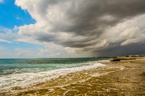 Landscape of Rocky Coast Beach