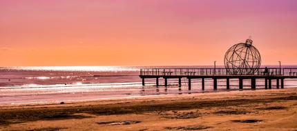 Beach Pier Christmas