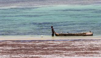 fisherman on the Diani Beach, Kenya