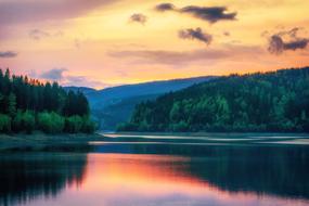 beautiful Reservoir Landscape