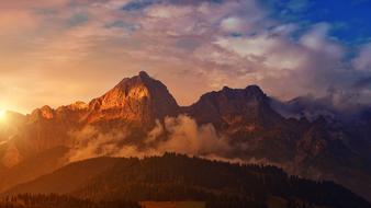 magnificent Mountain Sunset