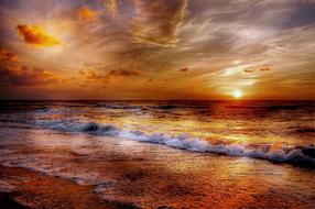 Beautiful North Sea waterscape