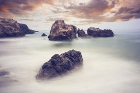 Rocks Waves