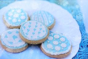 Snowflake Cookies Winter