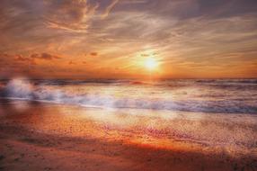 beautiful Sun Beach Sea