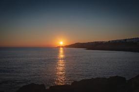 Coastline Beach at Sunset