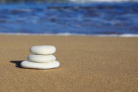 Beach Rocks Balance stack