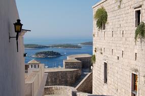 coastal fortress in croatia