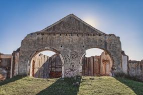 Ruined Factory at Sunlight