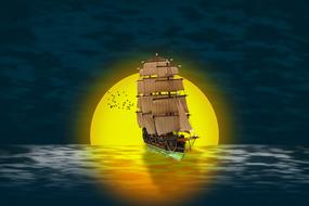 manipulation sailboat drawing