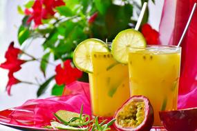 Orange Passion Fruit Cocktail