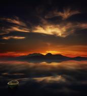 amazing Sunset Reflection