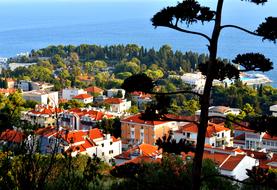 landscape of the incredible Split Town in Croatia