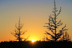 incredible Sunset Autumn Nature