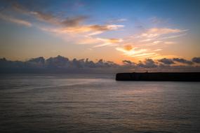 beautiful Sunset Horizon Lighthouse