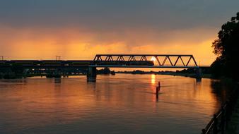 splendid Sunset River