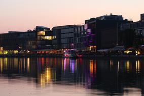 Munster Port Water at evening