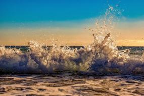 incredible Wave Crashing Water