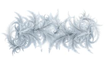 snow as a drawn watercolor