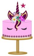 unicorn shaped cake