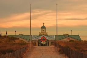 building on the north sea coast