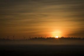 landscape of the incredible Dawn Sun