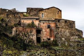 aged house in Provence, France