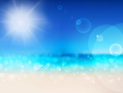 sea and sand beach, abstract background, bokeh