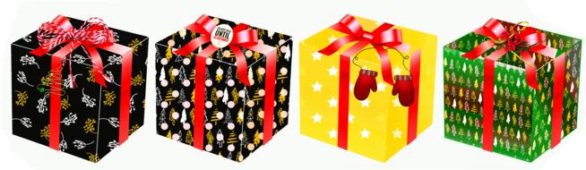 christmas gifts presents box drawing