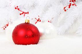 Christmas Bauble Red Ball decoration