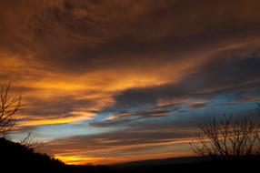 incredible dramatic Evening sky