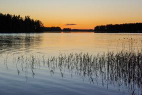 incredible Sunset Lake Mirror