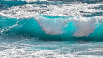 turquoise ocean waves in Cyprus