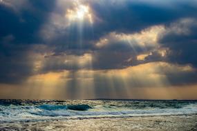 Beach Waves and sun